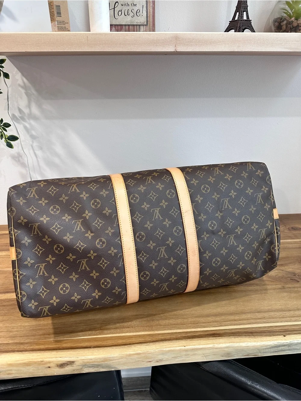 LOUIS VUITTON BANDOULIERE 55 MONOGRAM CANVAS - Picture 13 of 16